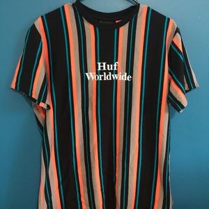 HUF Worldwide Vertical Striped T-shirt